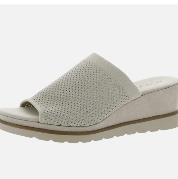 Anne Klein Hannah Slide Mules Beige 6 - Picture 2 of 7